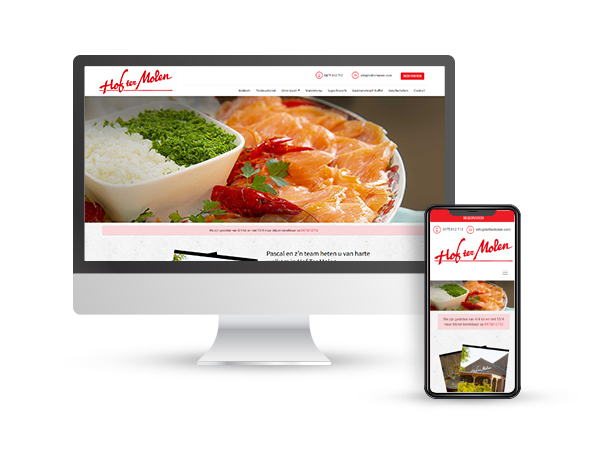 Website voor Restaurant Hof ter Molen – Kapelle-op-den-Bos